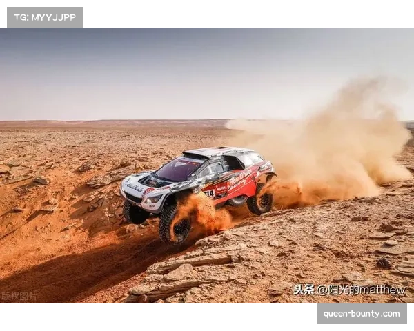 镜头记录：达喀尔拉力赛冠军车手纳赛尔·阿提亚在终点线喷洒香槟